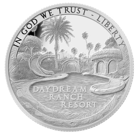 Daydream Ranch Resort Silver Coin