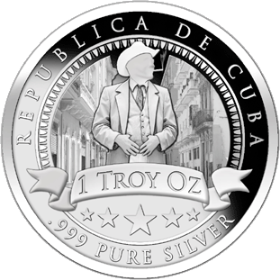 Pure Silver Cuba Coin